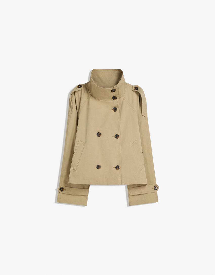 Ava Cropped Trench