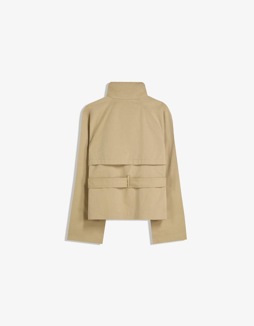 Ava Cropped Trench