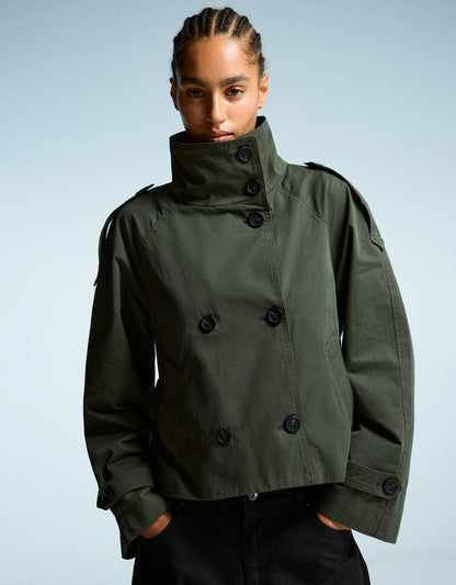 Ava Cropped Trench