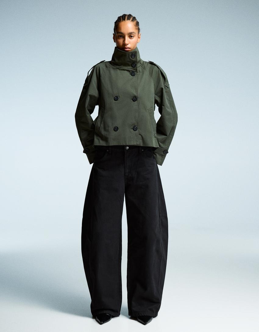Ava Cropped Trench