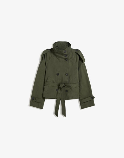 Ava Cropped Trench