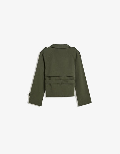 Ava Cropped Trench