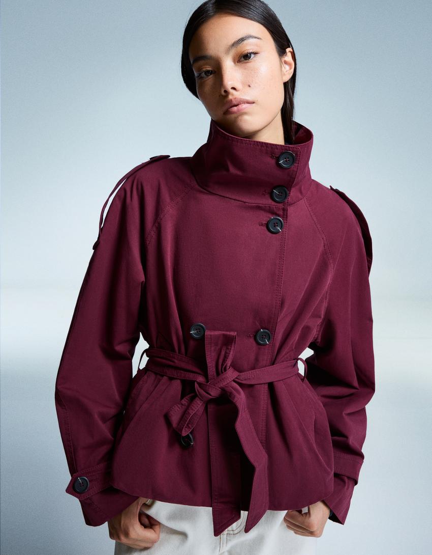 Ava Cropped Trench
