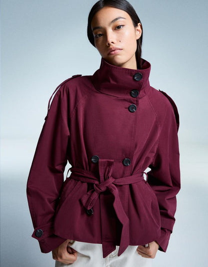 Ava Cropped Trench