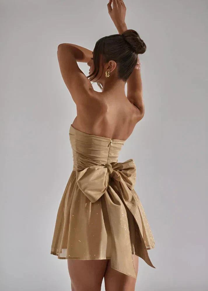 Glitter Cocktail Party Dress