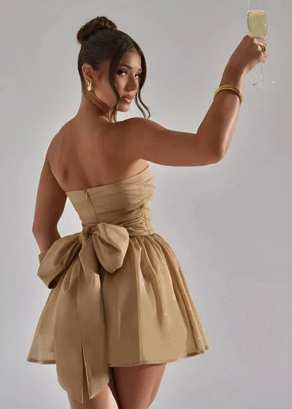 Glitter Cocktail Party Dress
