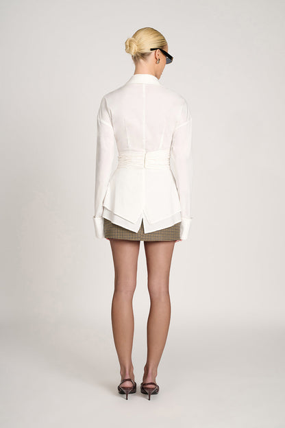 Urban Elegance Tailored Waist Shirt