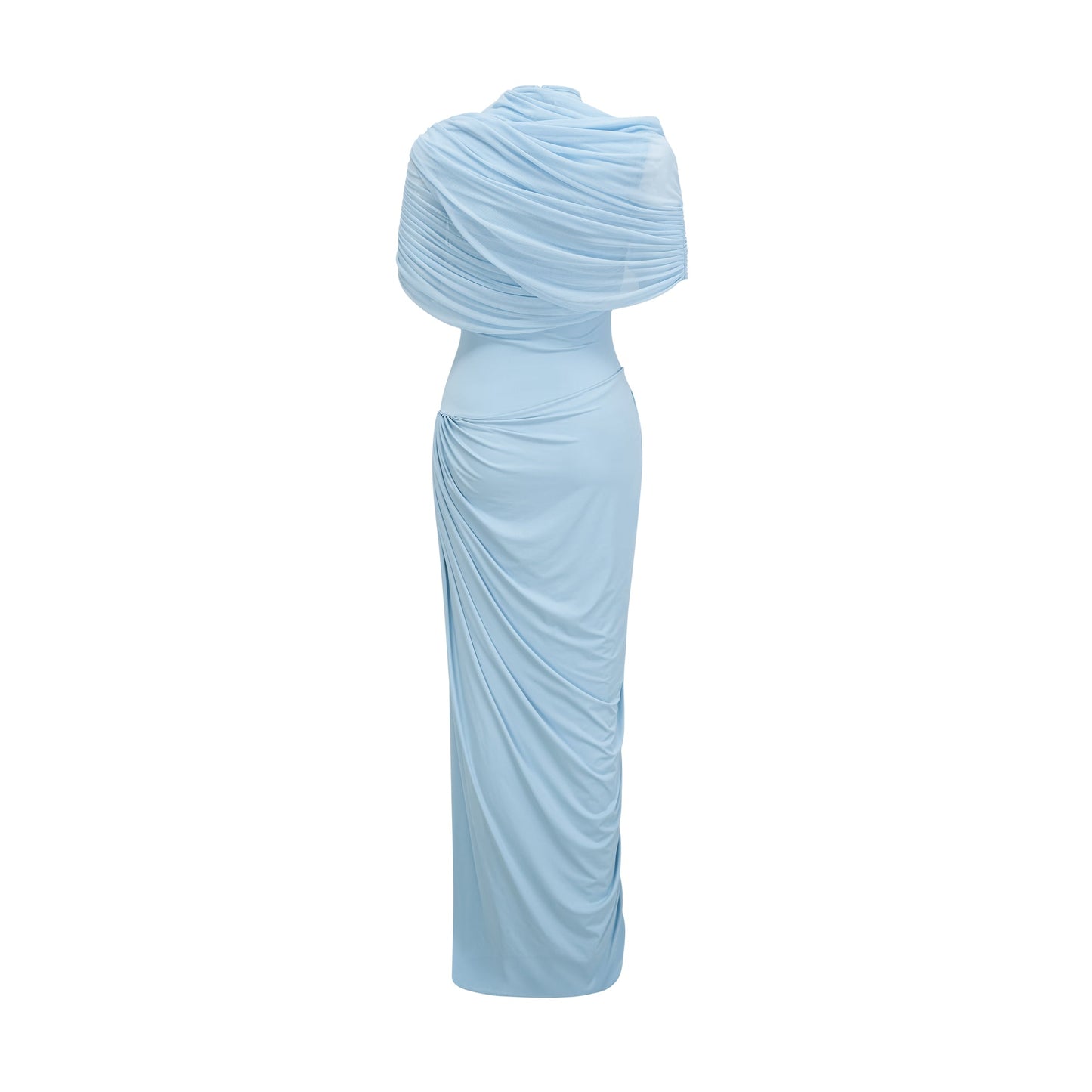 Noelle Sky Pleated Dress