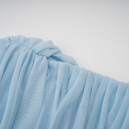 Noelle Sky Pleated Dress