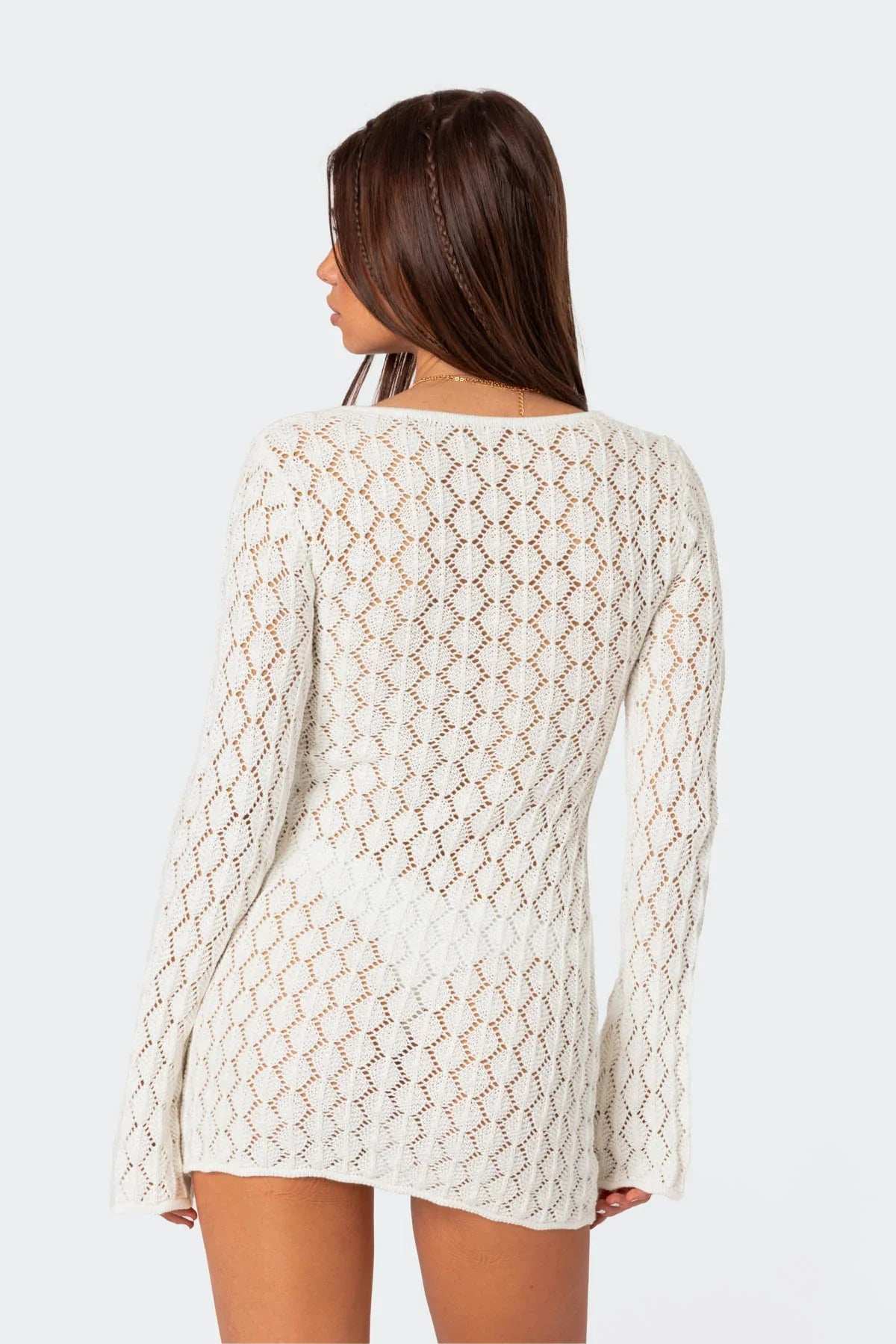 Liva Crochet Mini Dress