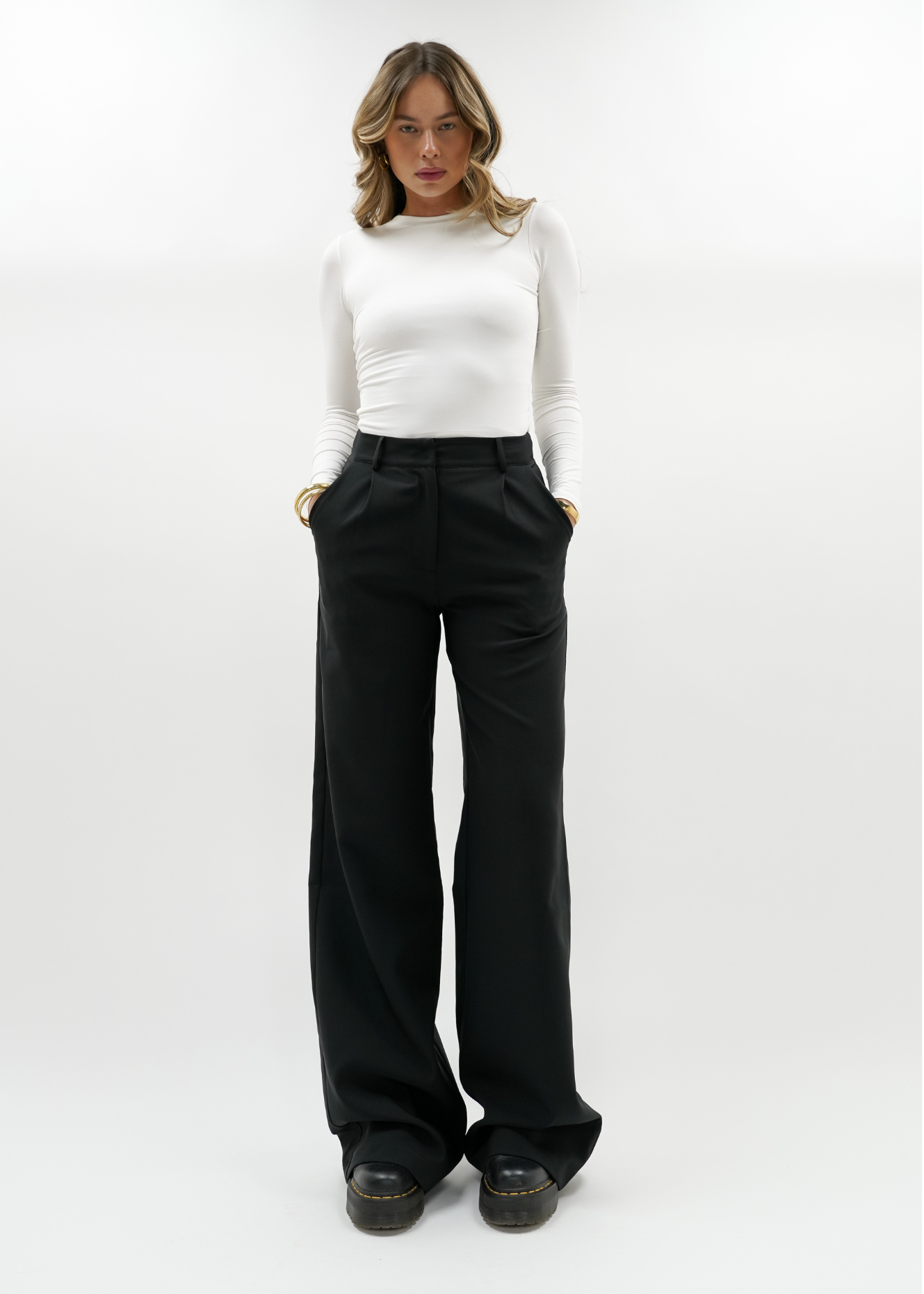 High Waist Leg Pants