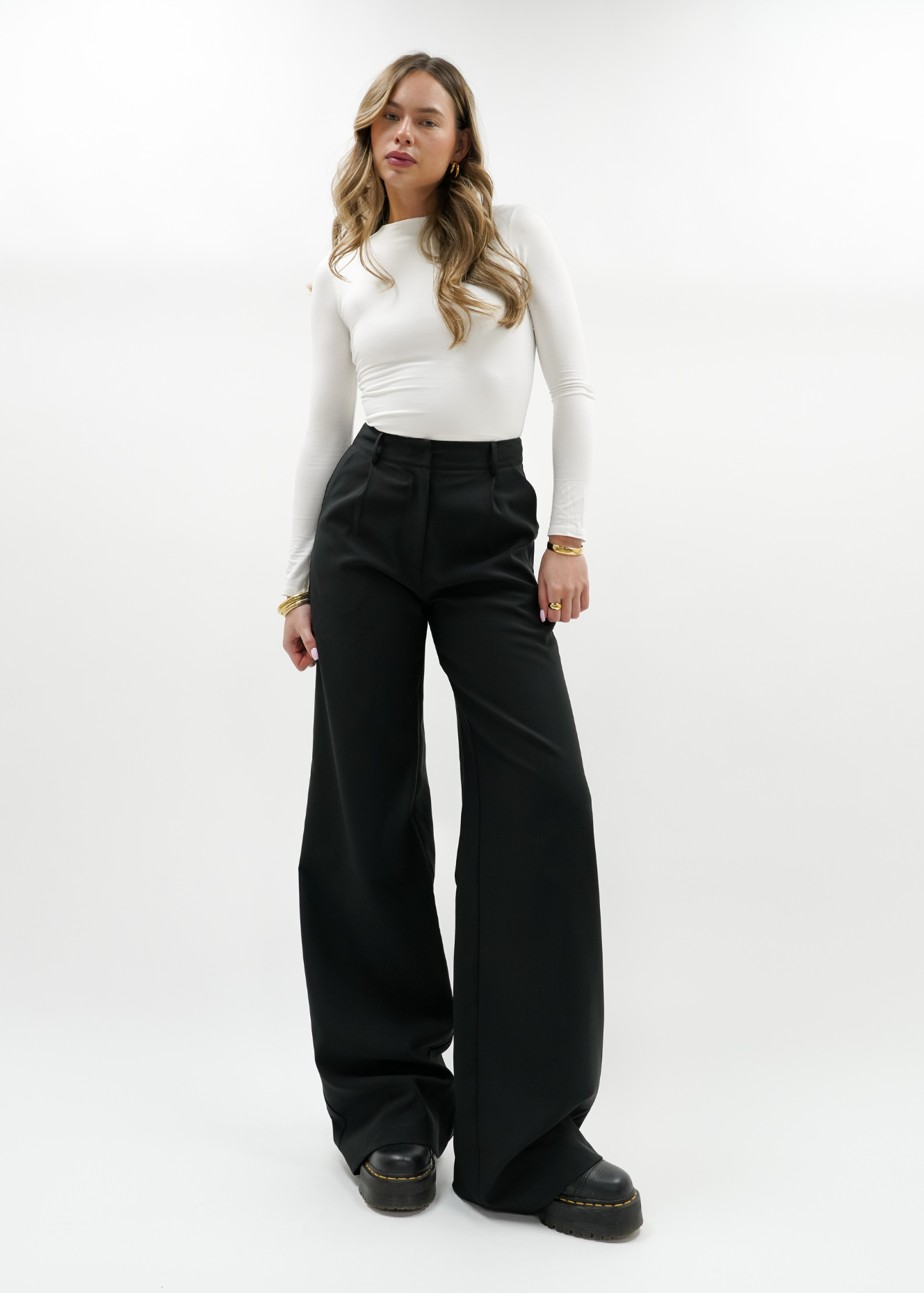 High Waist Leg Pants