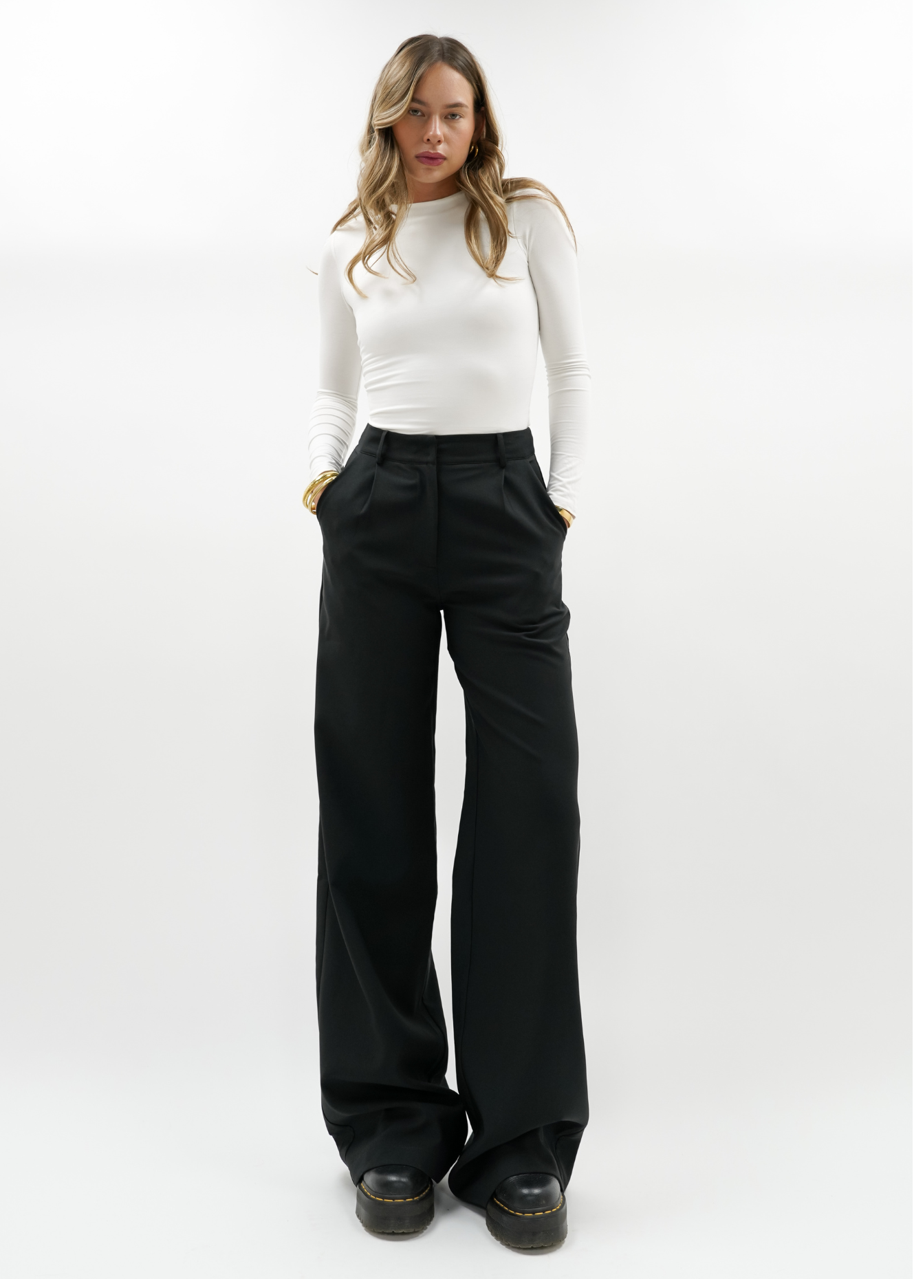 High Waist Leg Pants