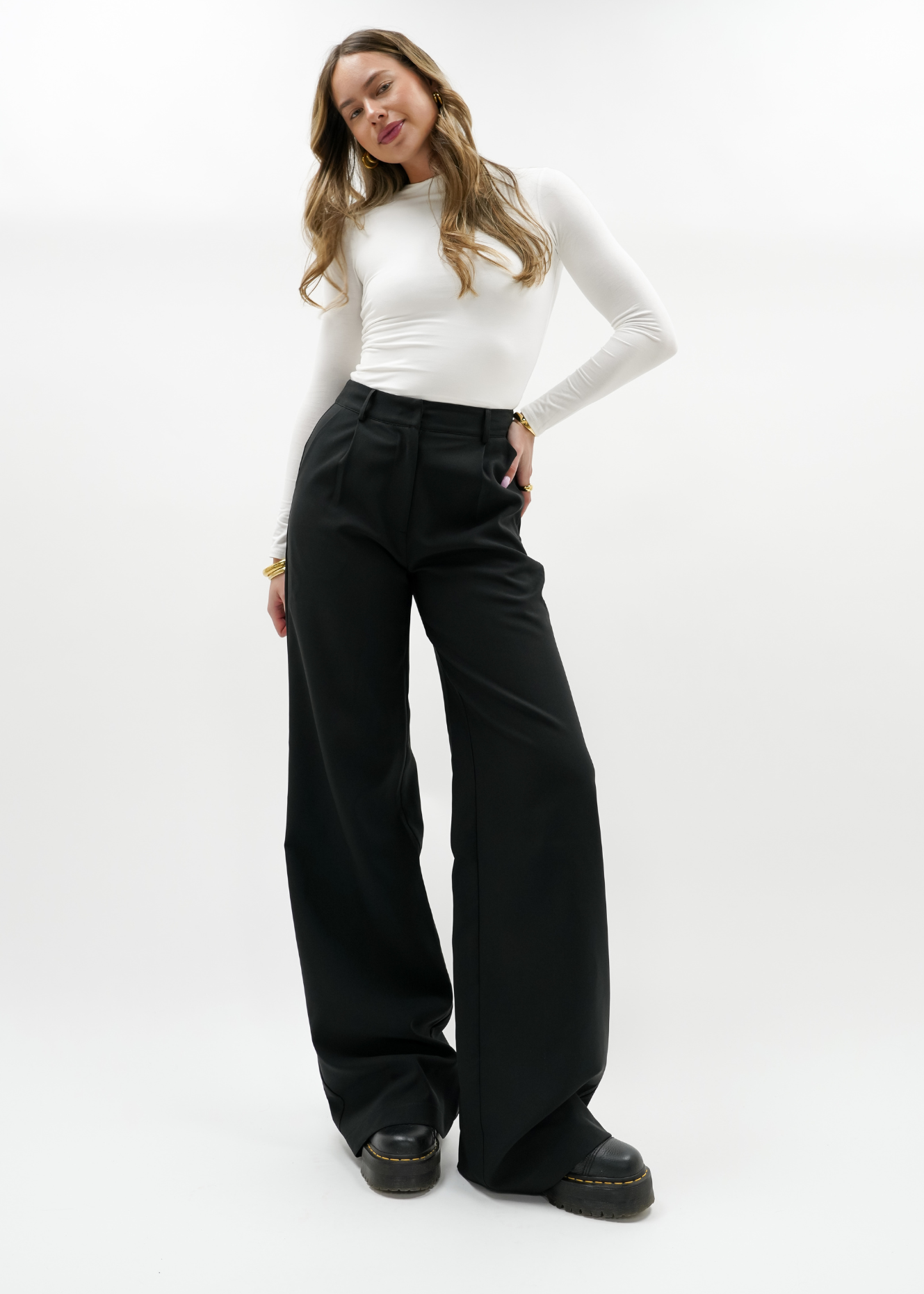 High Waist Leg Pants