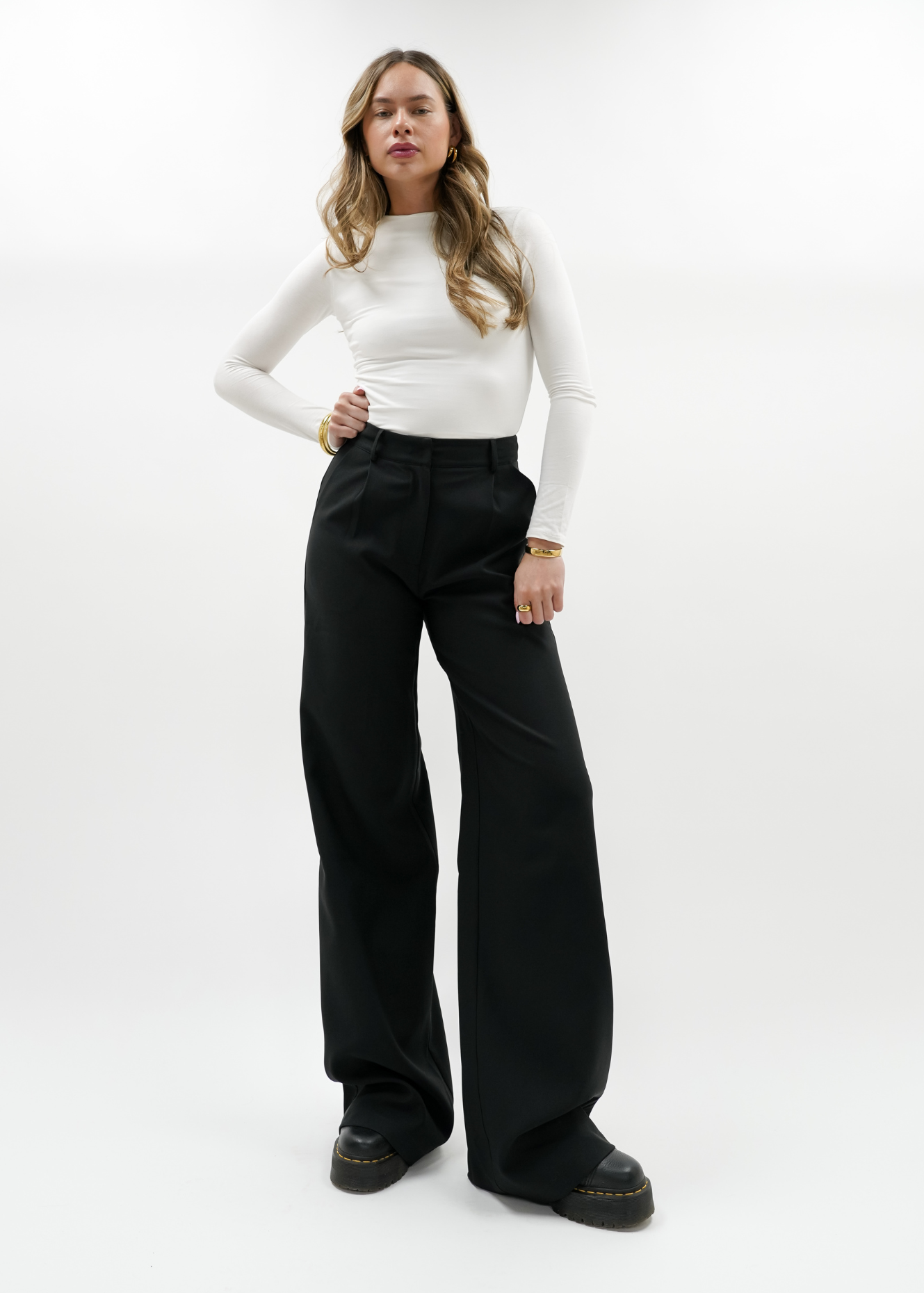 High Waist Leg Pants