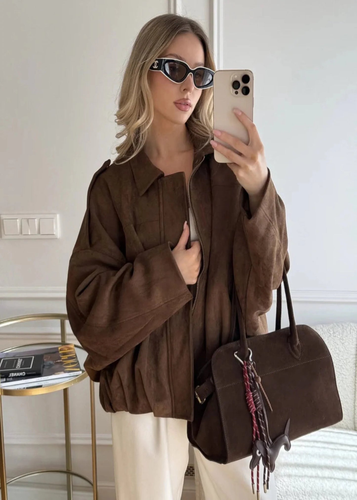 Anna | Suede Jacket