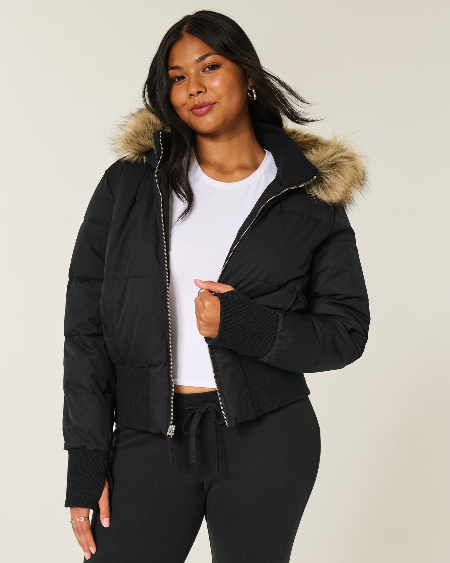 Puffer Bomber Jacket