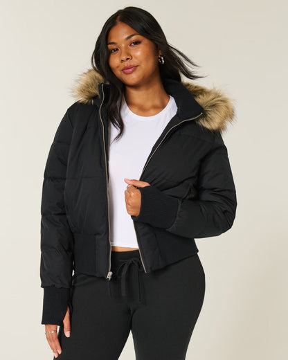 Puffer Bomber Jacket