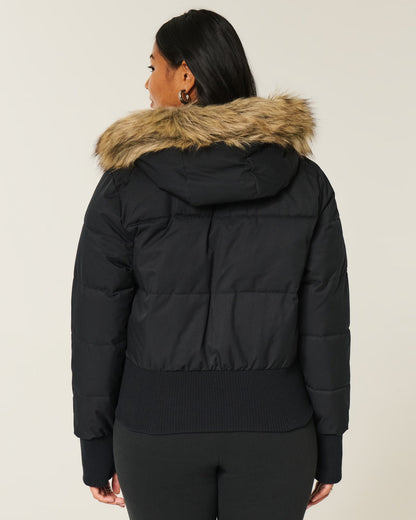 Puffer Bomber Jacket