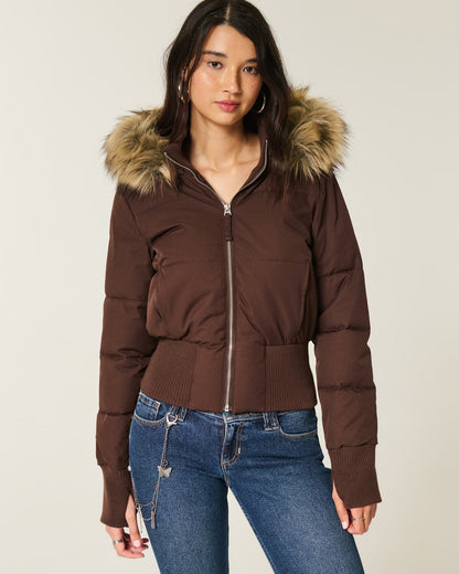 Puffer Bomber Jacket
