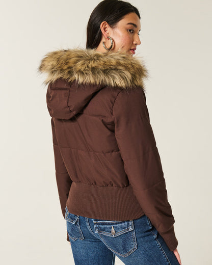 Puffer Bomber Jacket