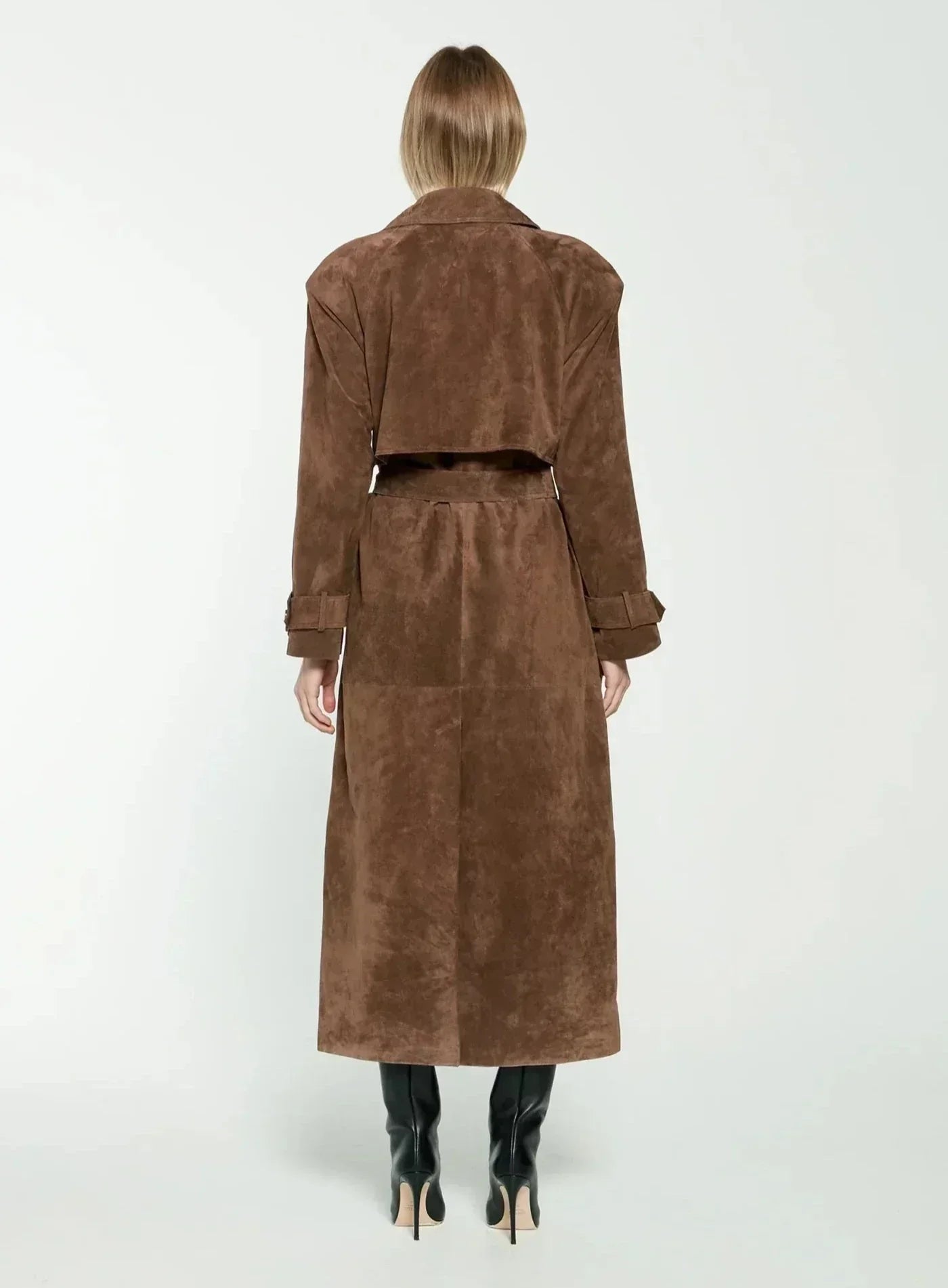 Evelin Suede Trenchcoat