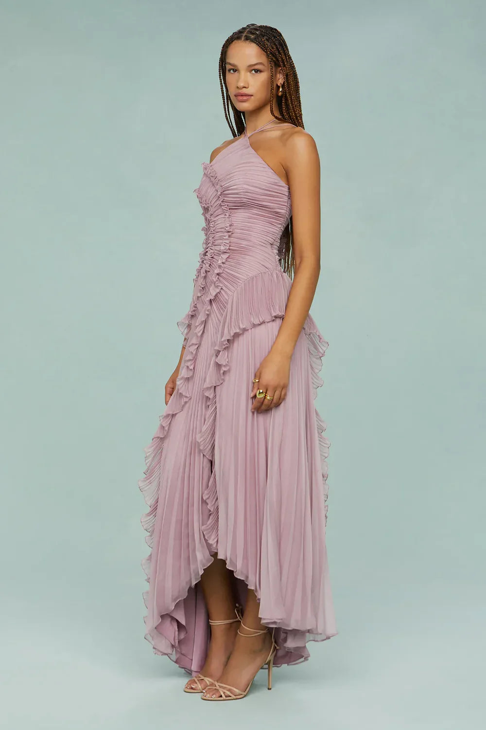 Elvira - One shoulder Midi Kjol