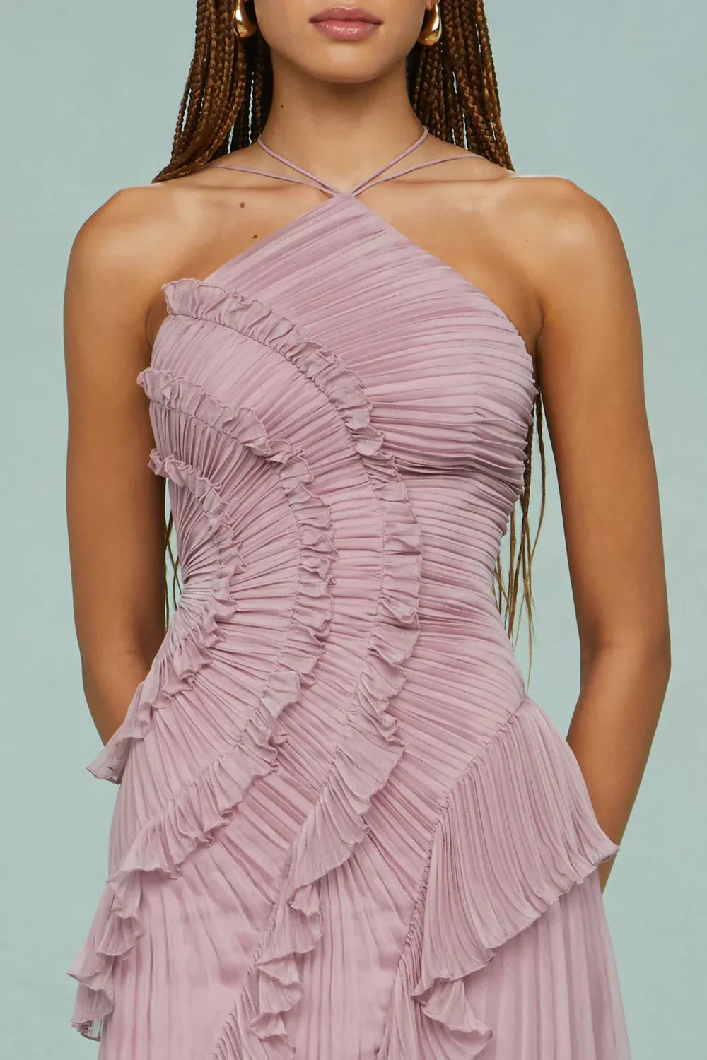 Elvira - One shoulder Midi Kjol