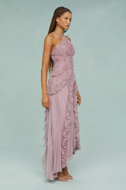 Elvira - One shoulder Midi Kjol