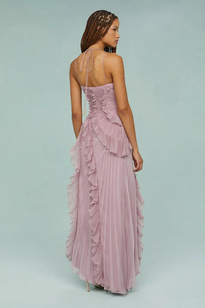 Elvira - One shoulder Midi Kjol