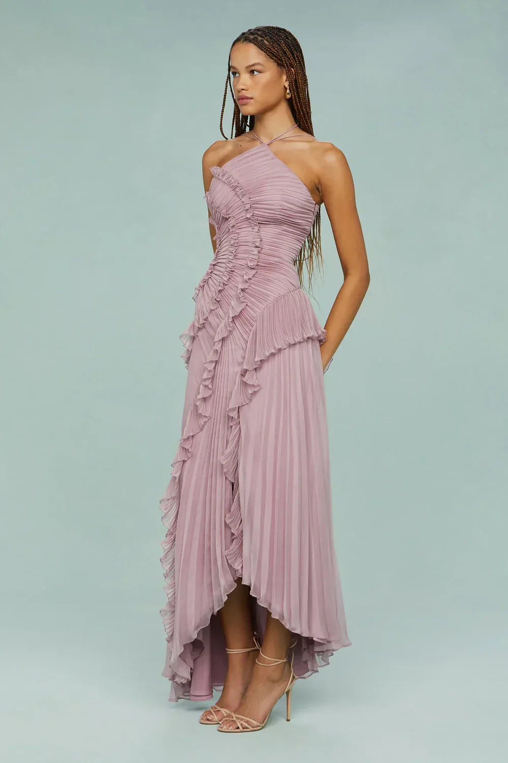 Elvira - One shoulder Midi Kjol