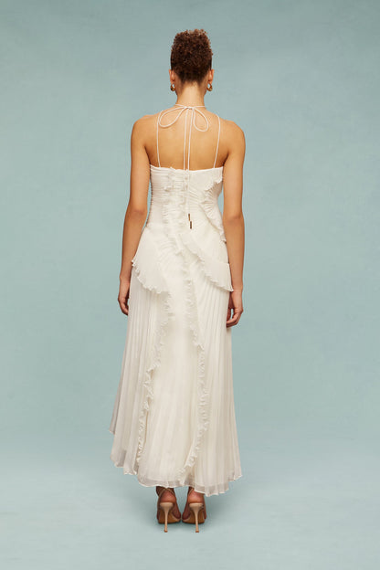 Elvira - One shoulder Midi Kjol