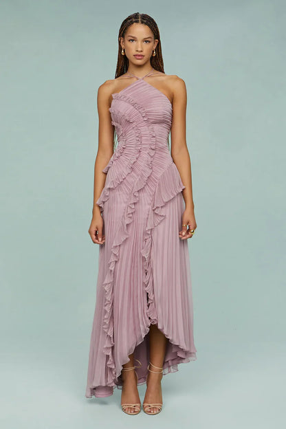 Elvira - One shoulder Midi Kjol