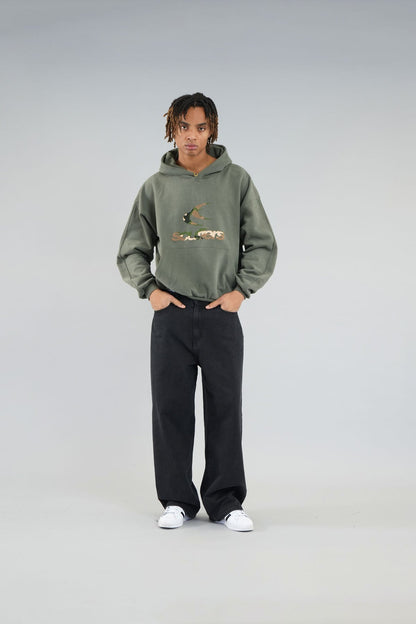 Unisex Green Hoodie