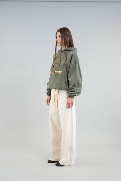 Unisex Green Hoodie