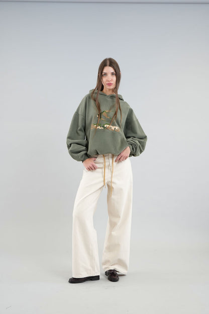 Unisex Green Hoodie