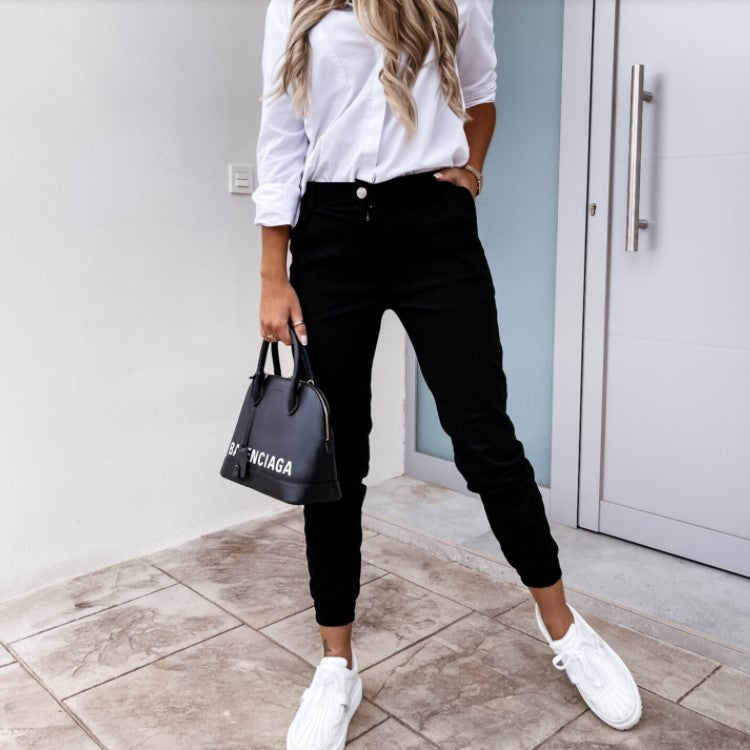 Skinny Stretch Women's Trousers - Anna