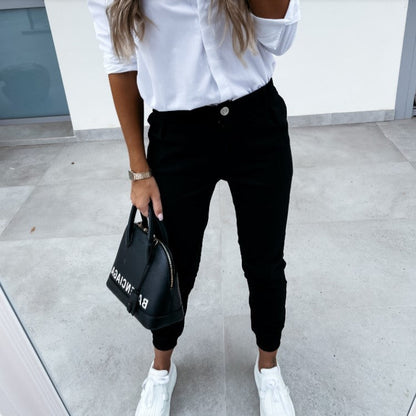 Skinny Stretch Women's Trousers - Anna