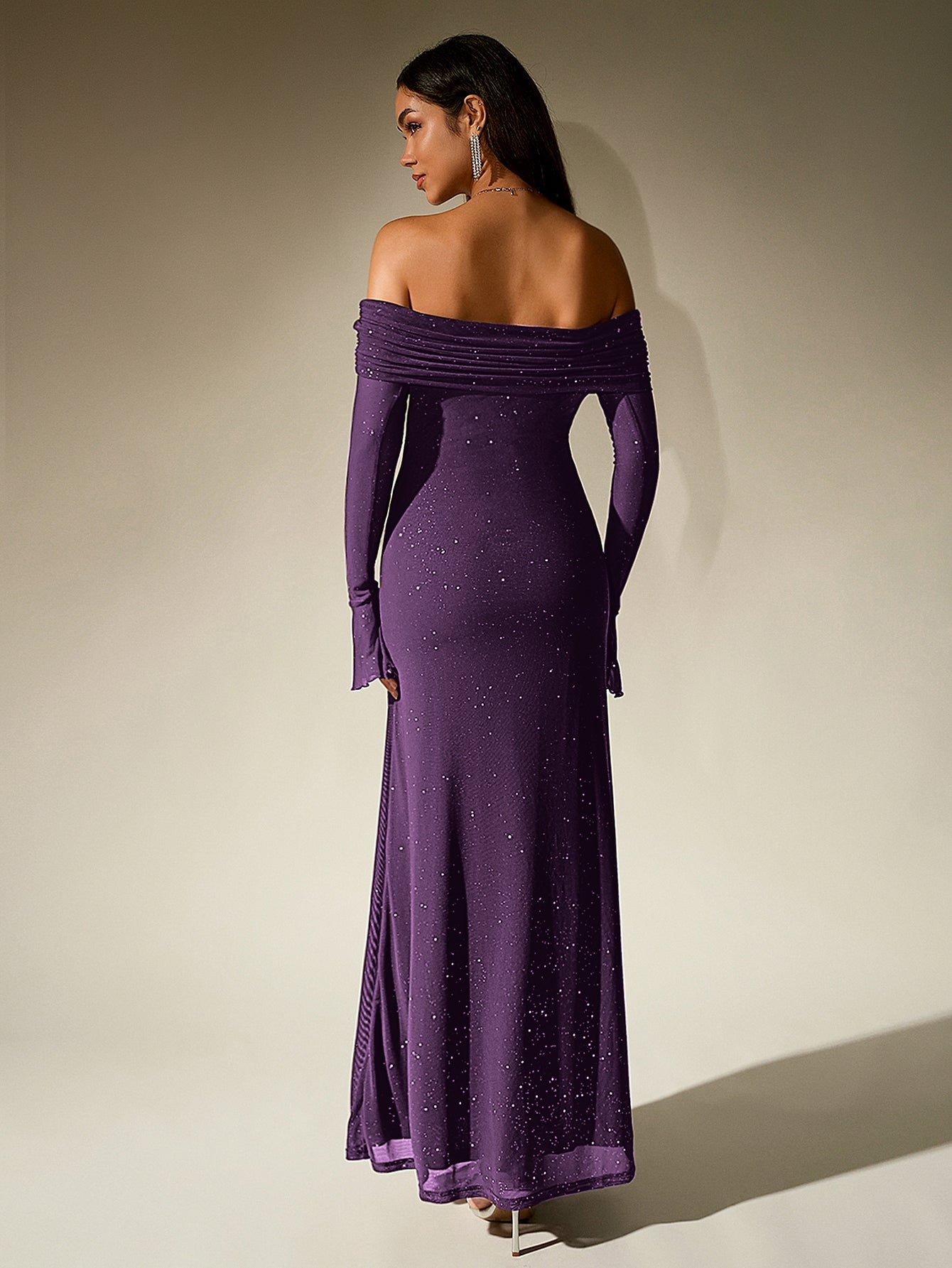 Glimmer Off-Shoulder Dress