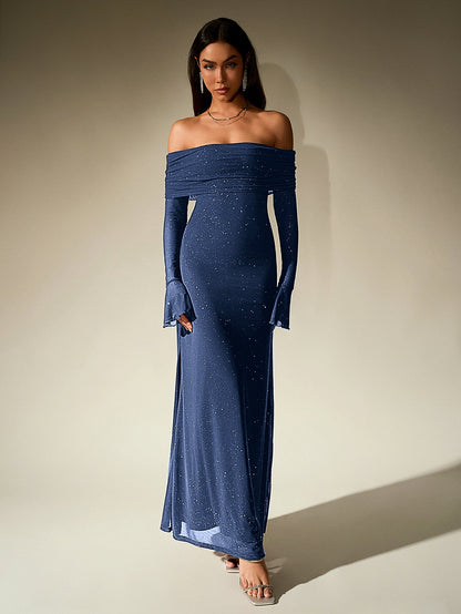 Glimmer Off-Shoulder Dress