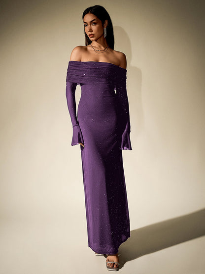 Glimmer Off-Shoulder Dress