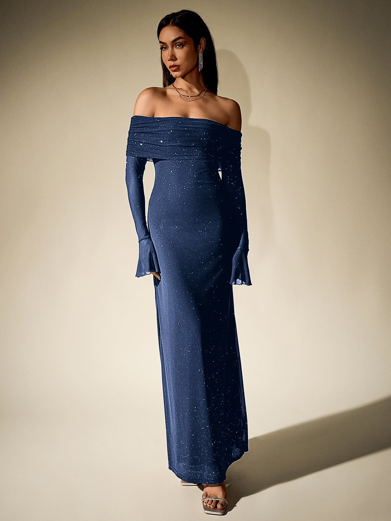 Glimmer Off-Shoulder Dress