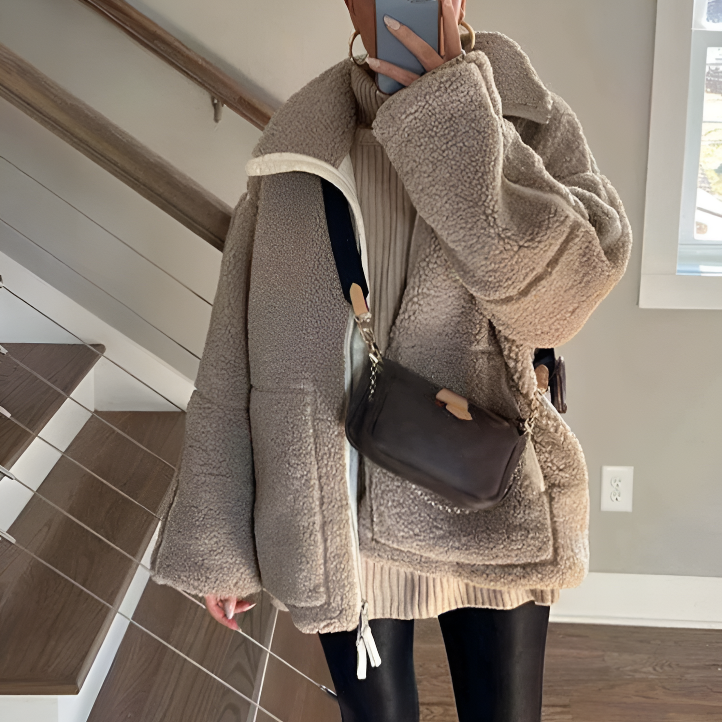 Olivia - Cozy Teddy Jacket