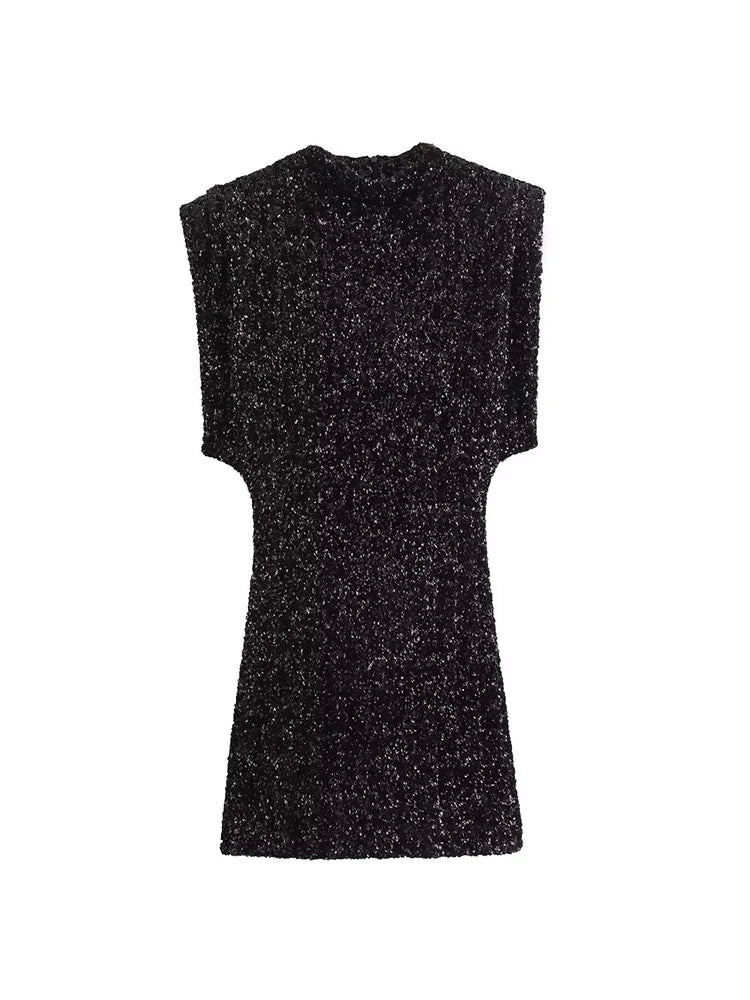 Glitter Mini Dress