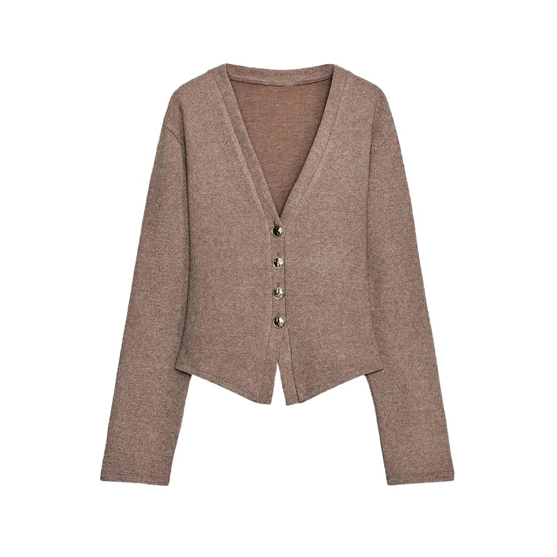 Knit Women's Cardigan 2 Pieces Set Women