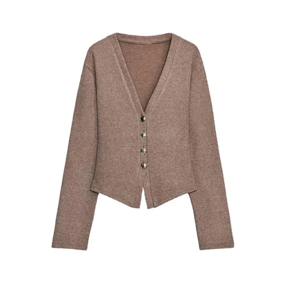 Knit Women's Cardigan 2 Pieces Set Women