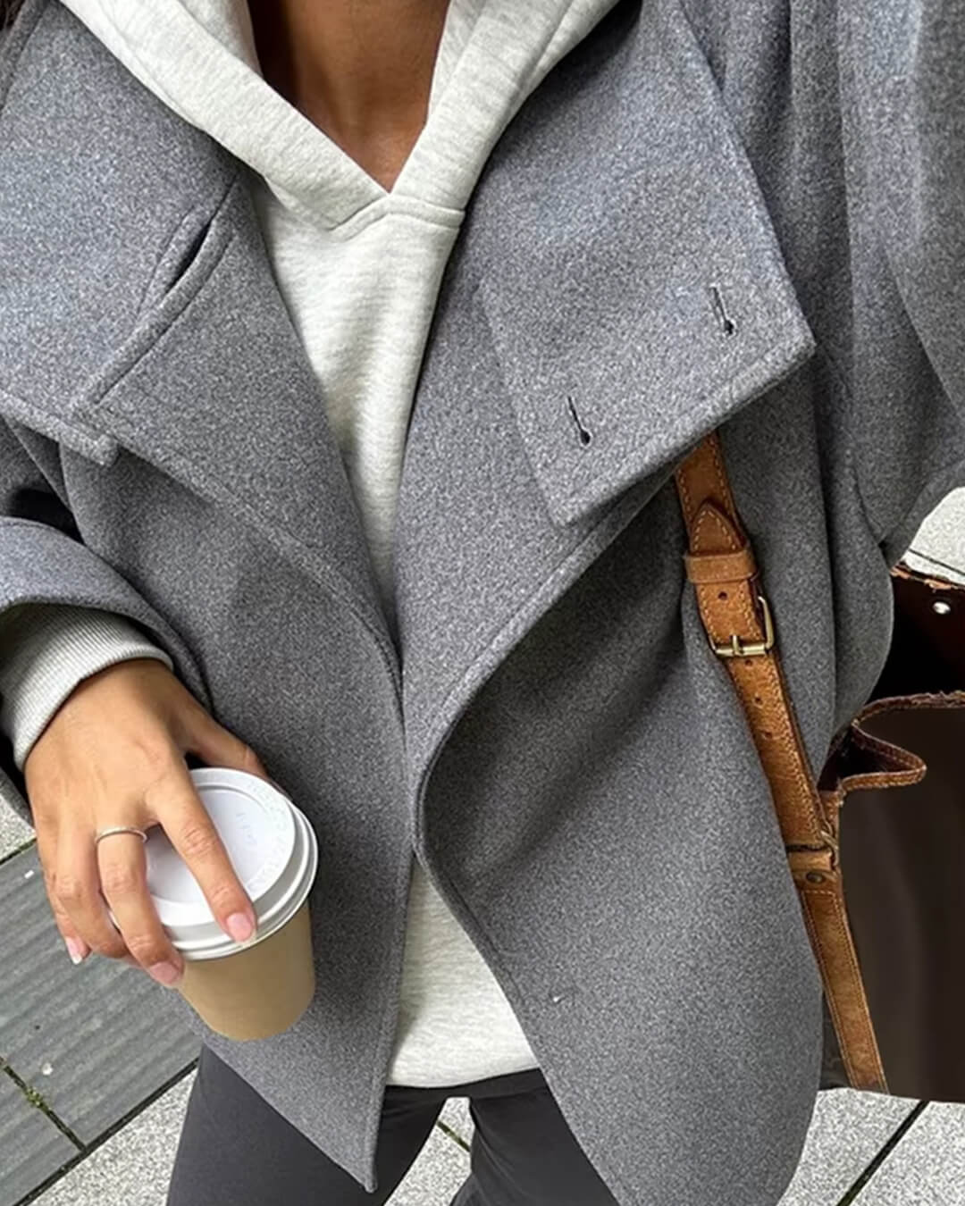 Jacky Wool Coat High Neck