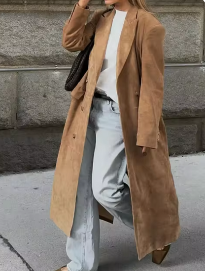 Elegant Suede Coat