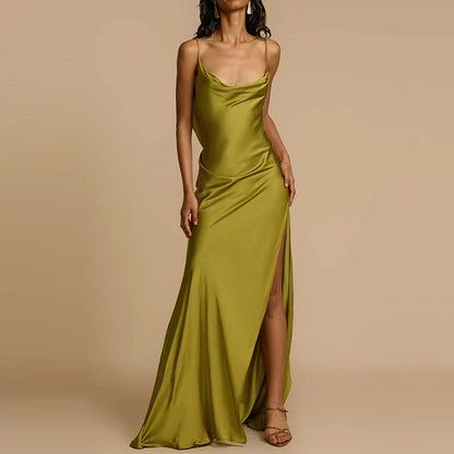 Vienna Satin Slip Dress