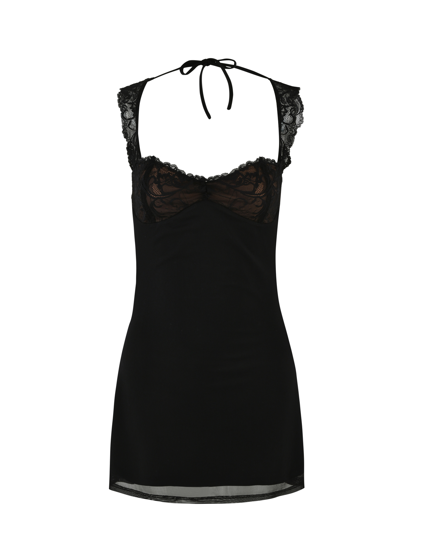 EVELYN MINI DRESS - BLACK